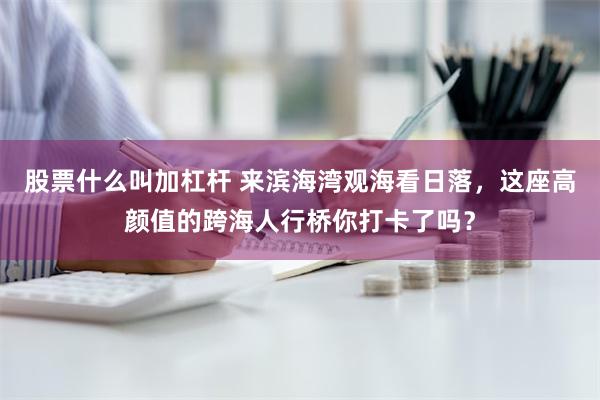 股票什么叫加杠杆 来滨海湾观海看日落，这座高颜值的跨海人行桥你打卡了吗？