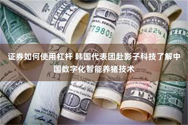 证券如何使用杠杆 韩国代表团赴影子科技了解中国数字化智能养猪技术